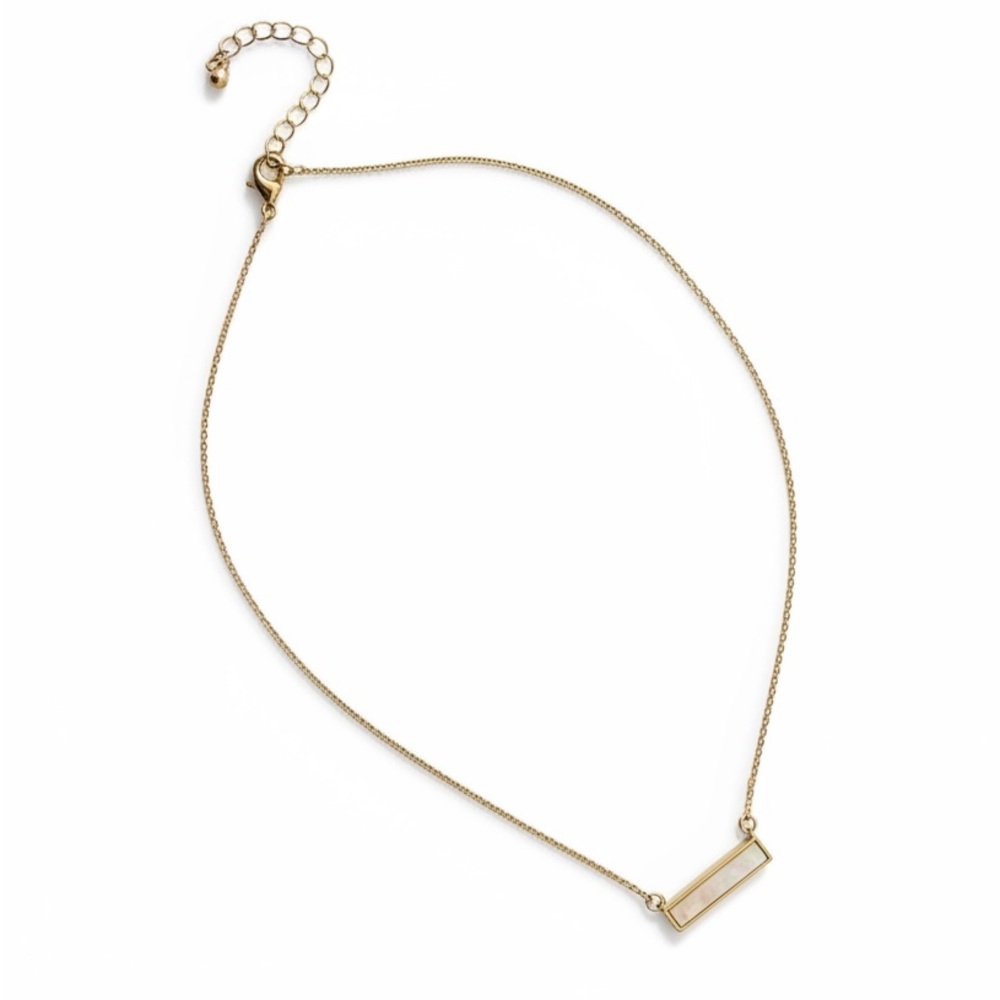 NWT Juliet Gold & Gray Toned Stone 18 inch Necklace